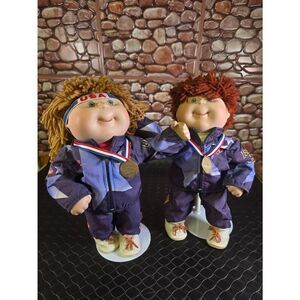 Cabbage Patch Kids Dolls The Danbury Mint Porcelain Collector 1996 Olympics